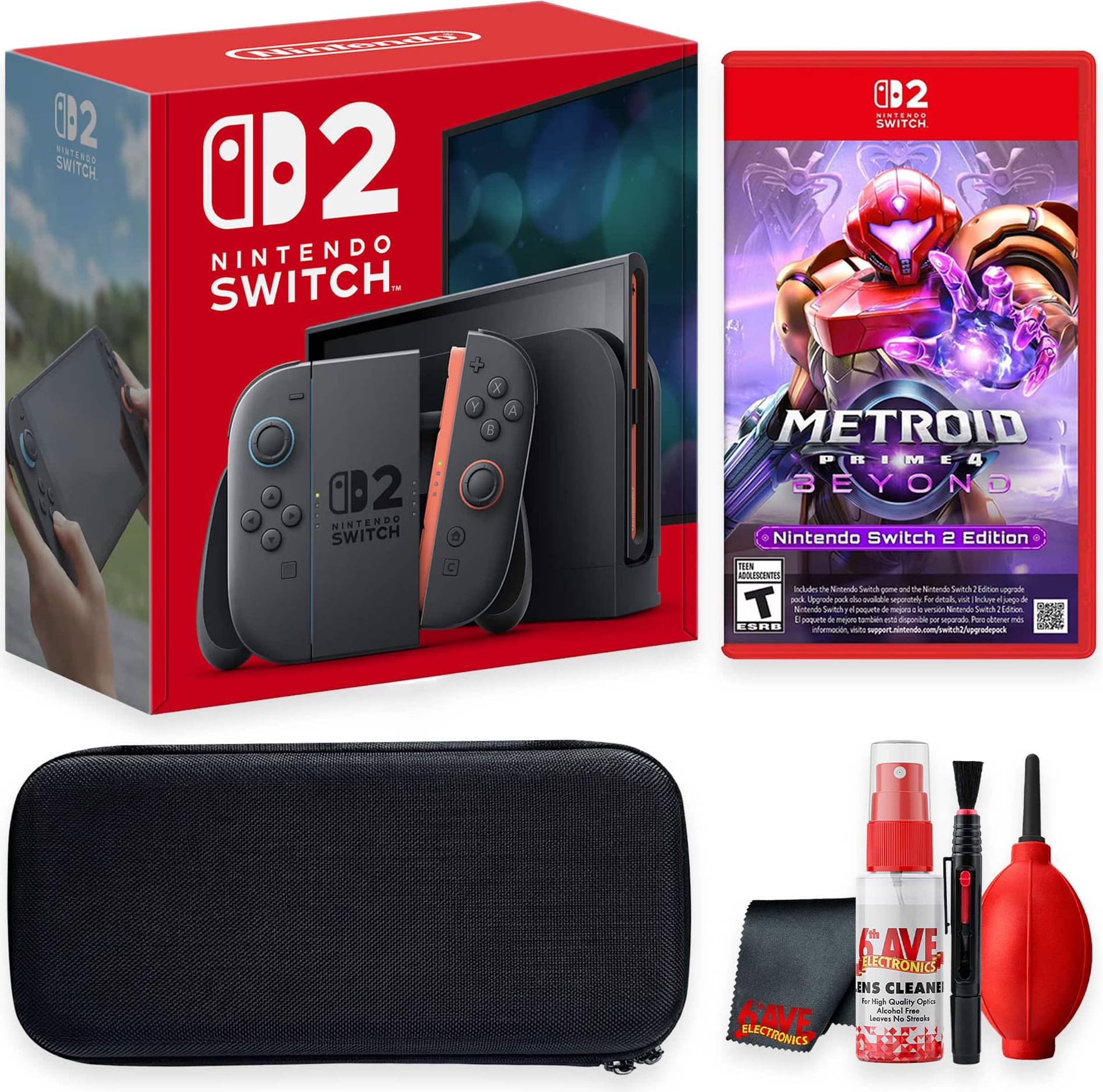 Nintendo switch console bundle Nintendo Switch 2 Console Bundle With Carrying Case