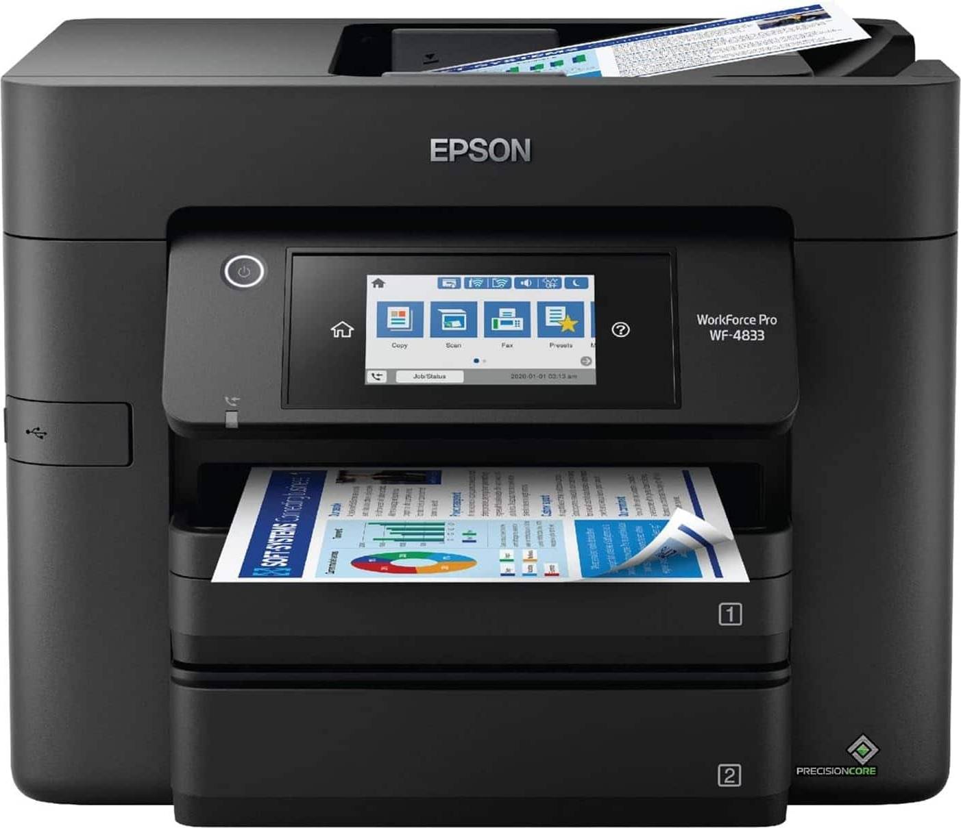 Epson all in one printer Epson Workforce Pro WF-4833 Wireless Inkjet Printer