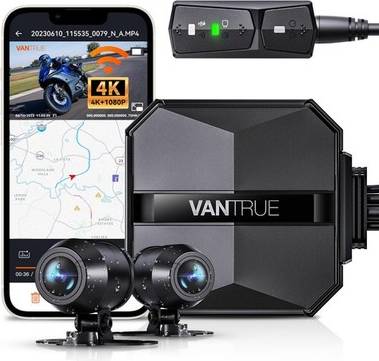 F1 Motorcycle Camera 4K Front Rear 5GHz Wifi GPS HDR