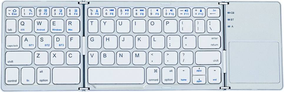 Mini Foldable Wireless Bluetooth Keyboard