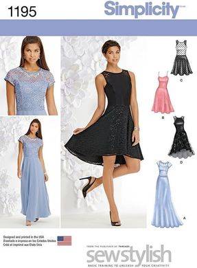 Simplicity Paper Sewing Pattern 1195