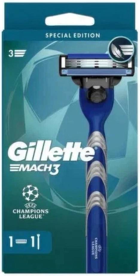 Gillette Mach3 Razor Men 1 Handle Blade Refill