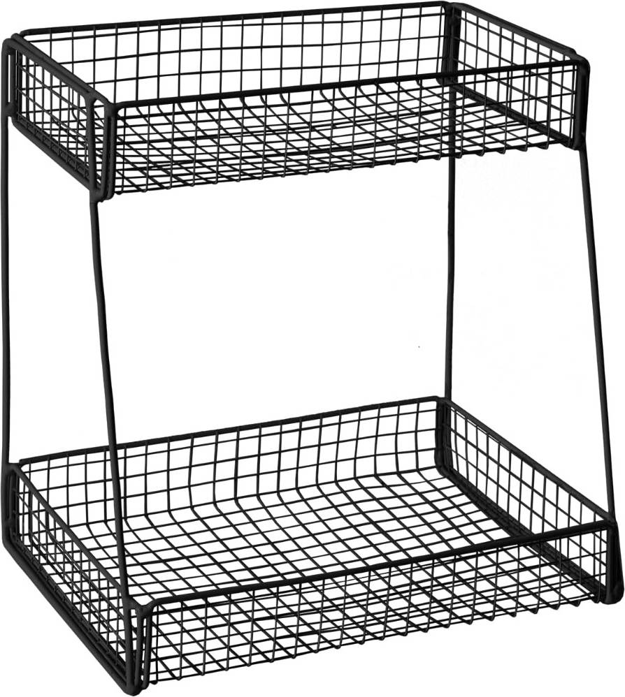 Temu Double Tier Storage Organizer Large 2-Tier Counter Rack
