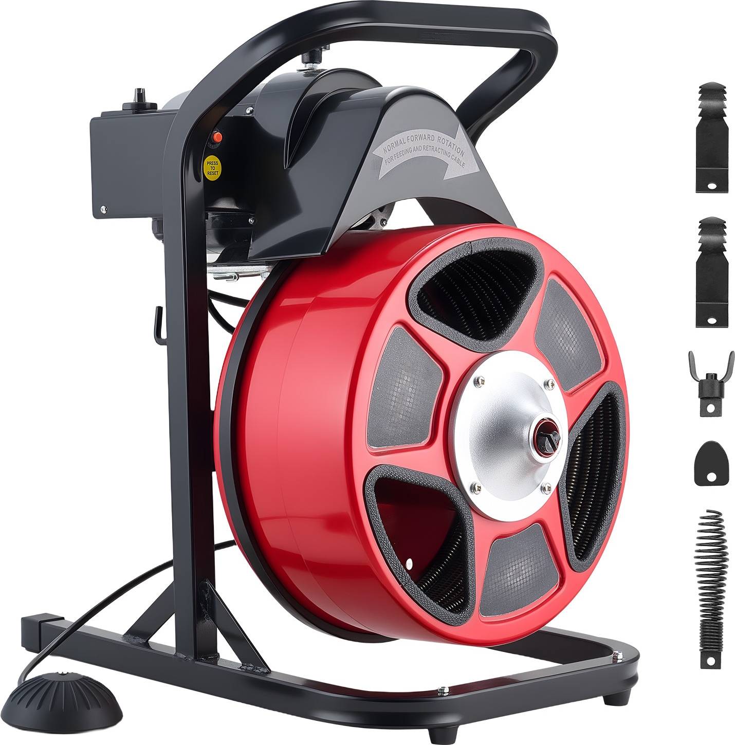 Drain cleaner tool VEVOR Drain Cleaner Machine 50 FT 1/2 Inch