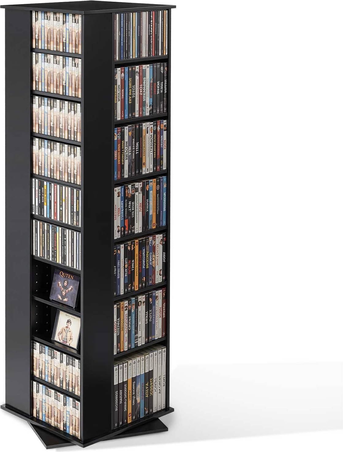 Vinyl record storage cabinet VEVOR Media Storage Cabinet CD Rack Tower