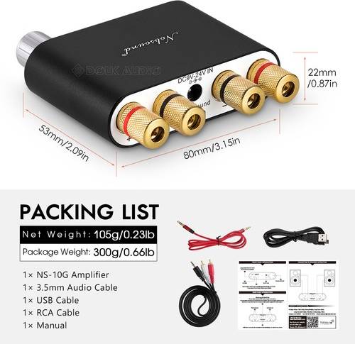 Power amplifier Mini Digital Power Amplifier 100W