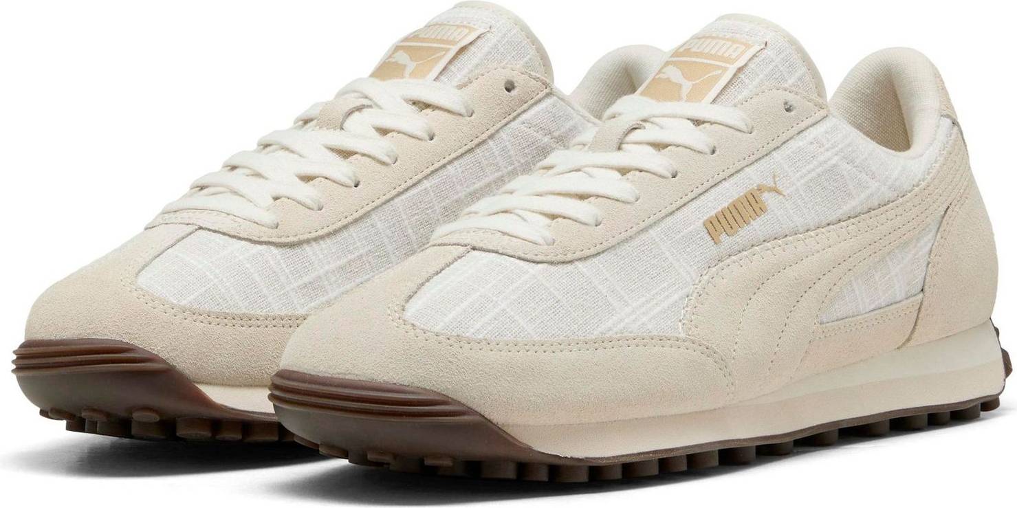 Puma Easy Rider Straw Trainers - White