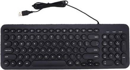 Small Wired USB Round Keyboard