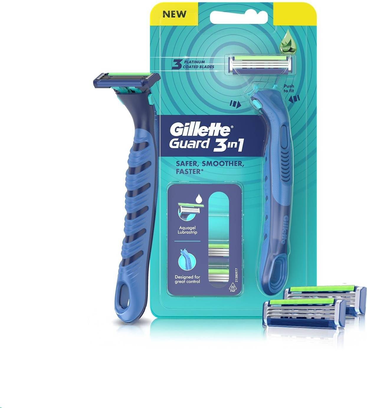 Shaving razor blade Gillette Guard 3in1 Safer Shaving Razor Handle