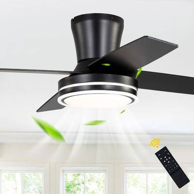 44 Inch Simple Style Flush Mount Ceiling Fan