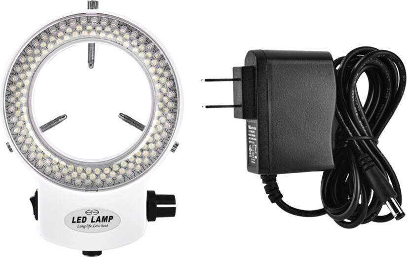 144 LED Ring Lamp Microscope Camera
