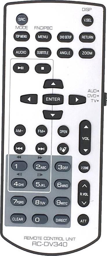 RC-DV340 Audio AV Remote Control