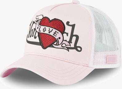 Embroidery Logo Pink A-Frame Trucker - Rosa Trucker