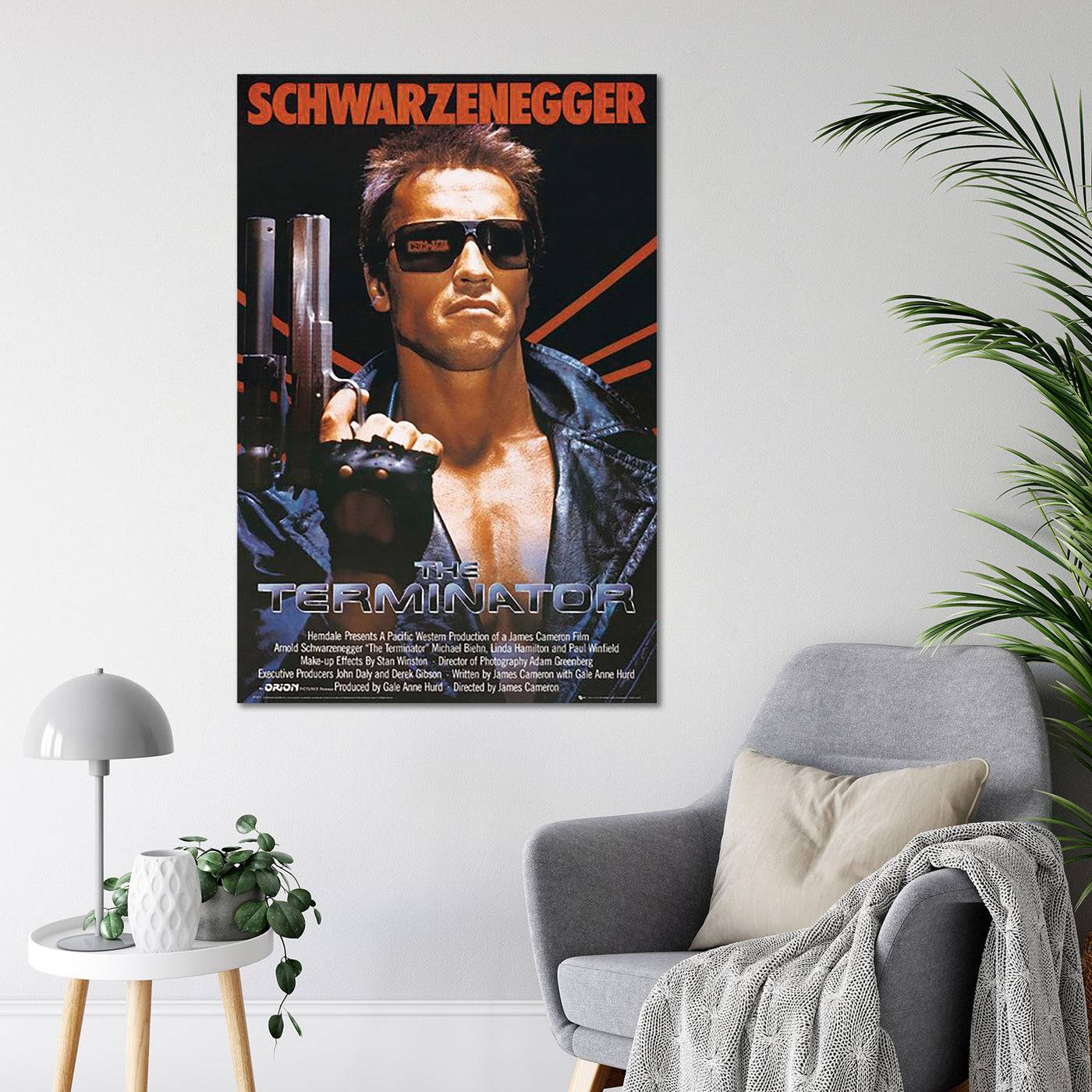 Close Up Terminator Poster