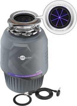 Insinkerator garbage disposal InSinkErator Evolution .75hp LED Garbage Disposal