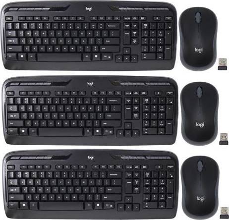 Logitech keyboard and mouse Logitech MK320 Full-size Wireless Membrane Keyboard Mouse Bundle