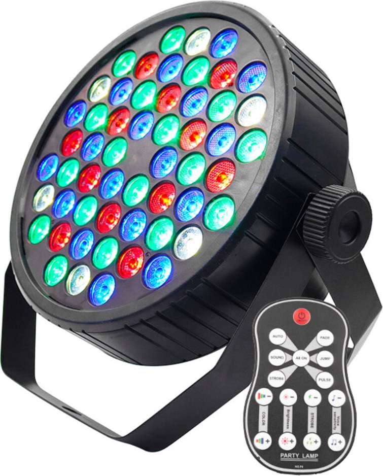 54LED 1W RGB Par Light with 2 Handle