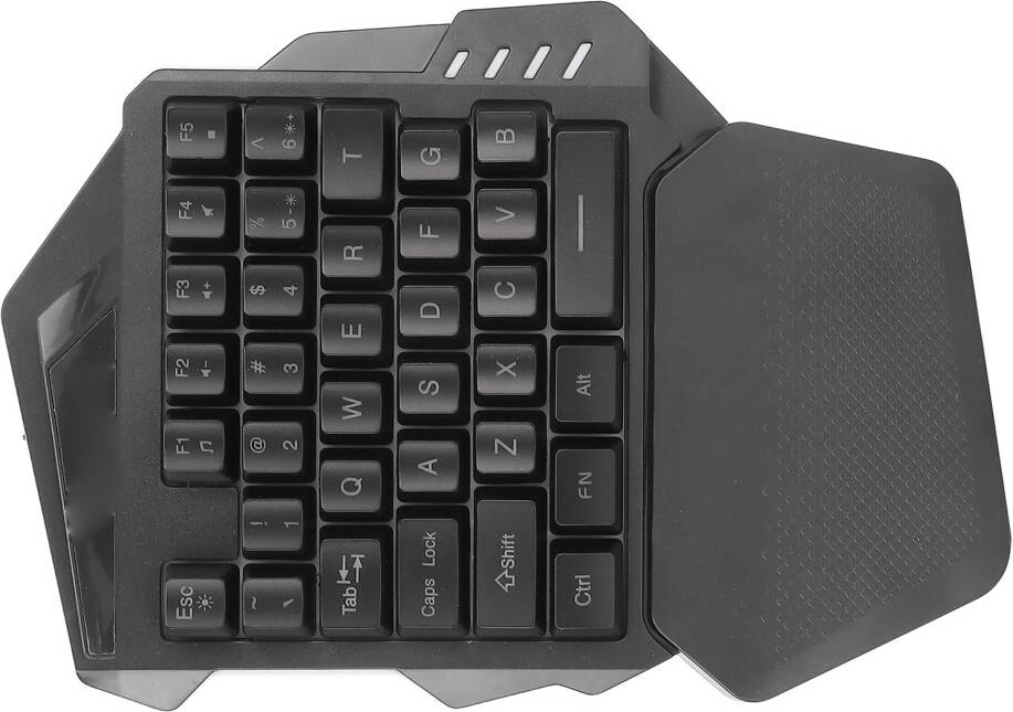 Wireless RGB 35-Key One Handed Gaming Keyboard
