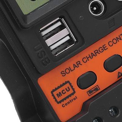 Solar Charge Controller Panel Regulator Lcd