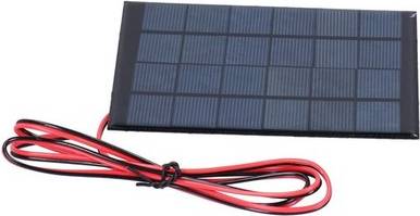 Mini Solar Power Module Epoxy Panel 100cm Cable