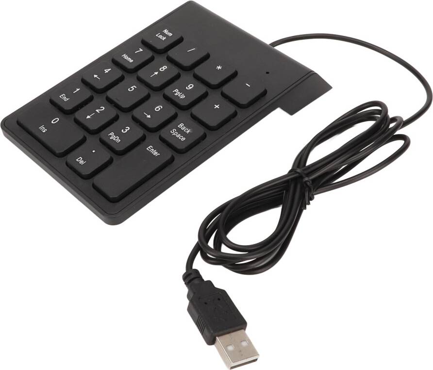 Wired Number Keyboard Mini 18Key USB