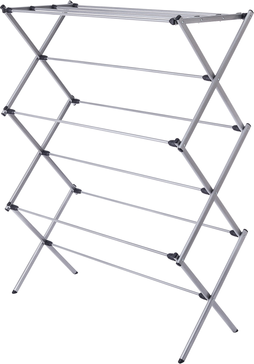 Collapsible clothes drying racks Mainstays Oversized Collapsible Steel Laundry Drying Rack