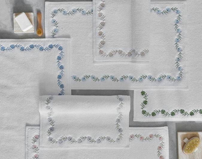 Matouk Daphne Bath Rug Place Mat