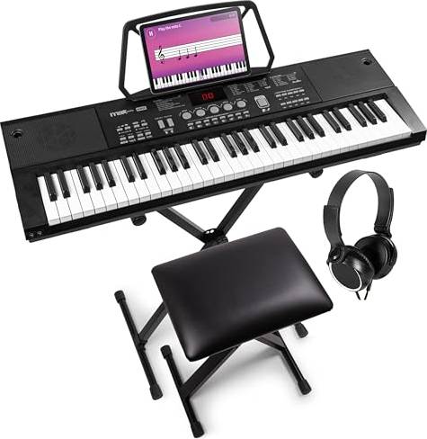 Max KB15 61-Key Electric Keyboard Set