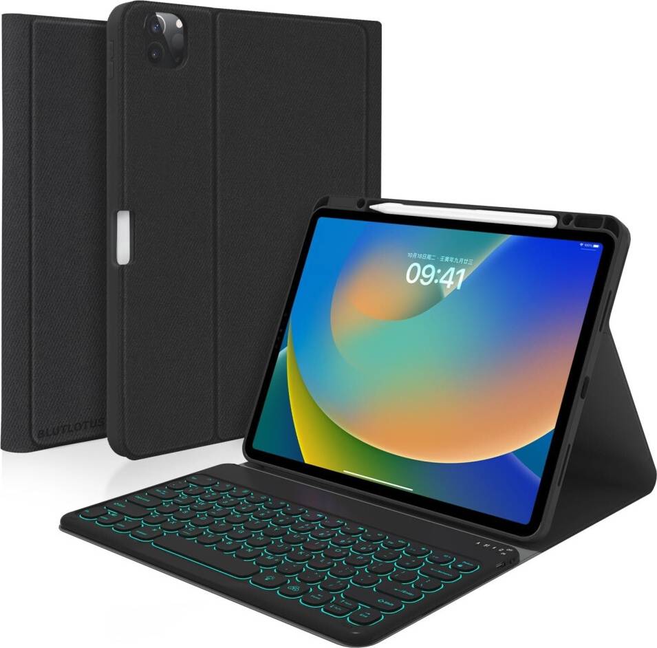 Smart keyboard ipad pro 12.9 Keyboard Case Compatible with iPad Pro 12.9 Inch