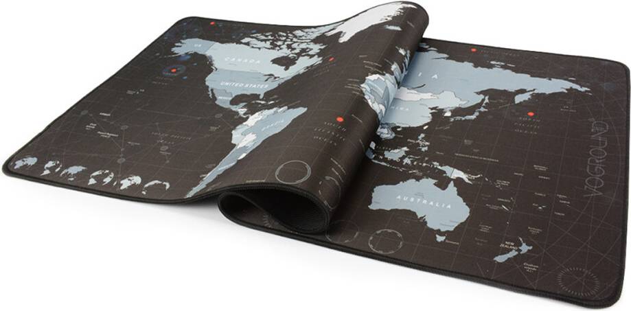 Extended Mouse Mat with Non-Slip Rubber Base