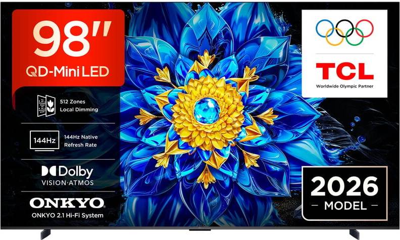 Tv 98 TCL T8D 98 Inch 4K QD-Mini LED Smart TV
