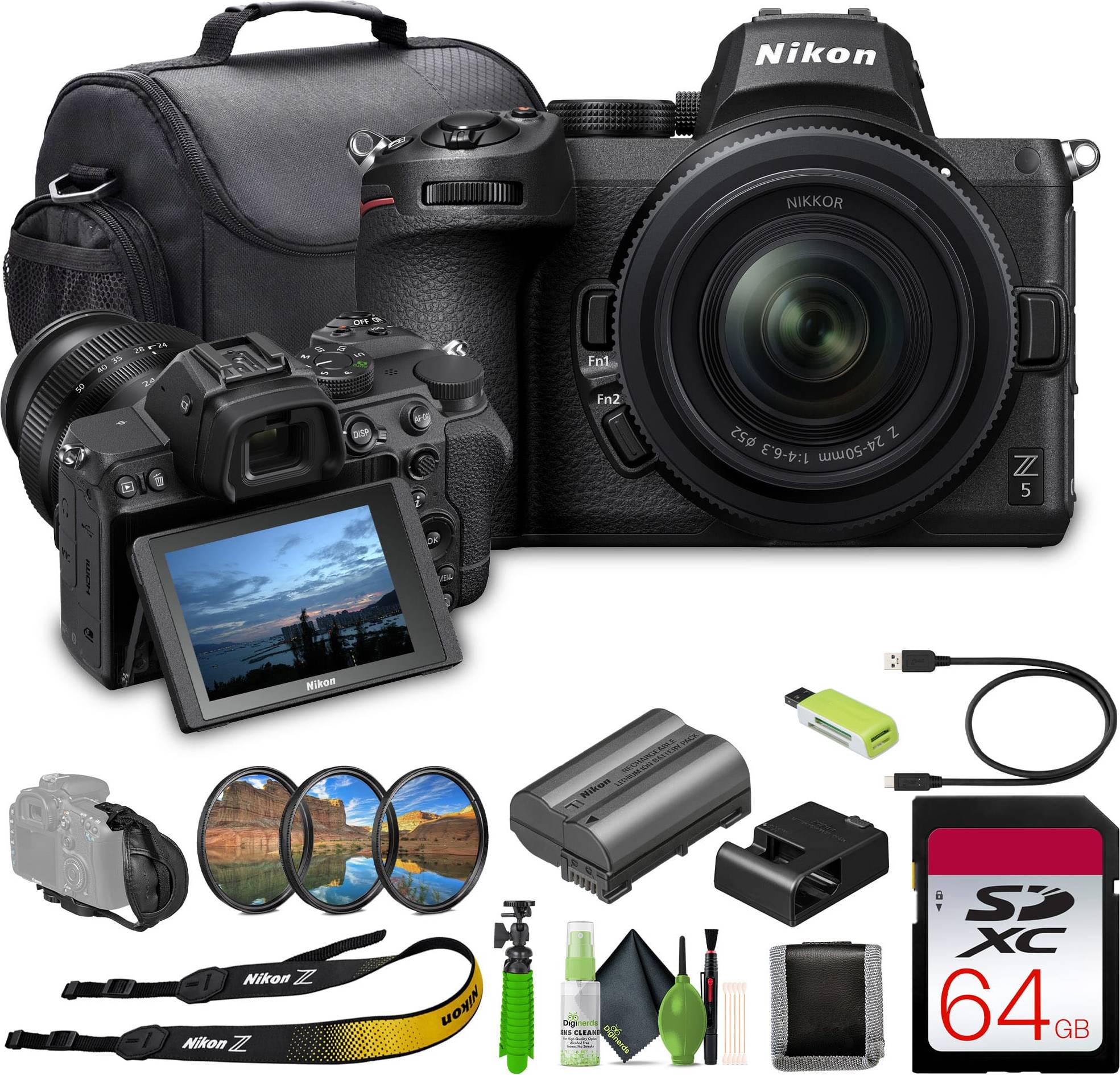 Nikon camera bundle Nikon Z5 Mirrorless Full Frame Camera Bundle