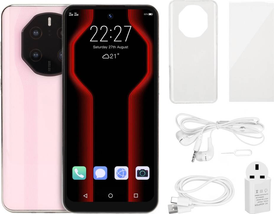 5G Dual-SIM-Smartphone - Sort