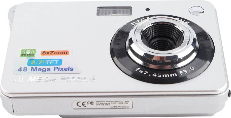 Compact 48MP Digital Camera TFT Screen