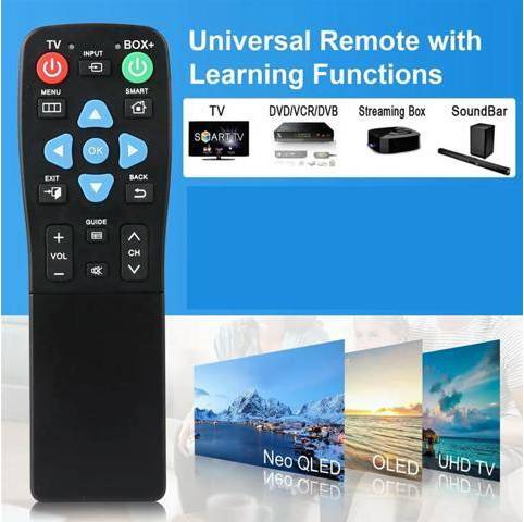 Universal remote Universal Remote Big Buttons 2-Device Control
