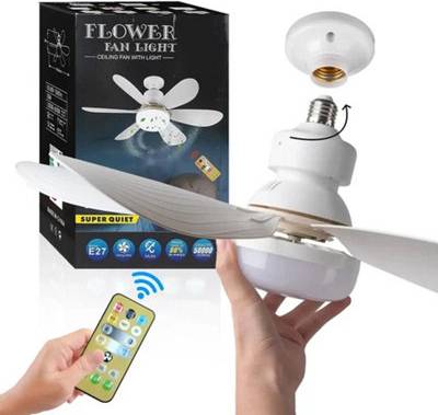 B&Q Modern LED Ceiling Fan With Light