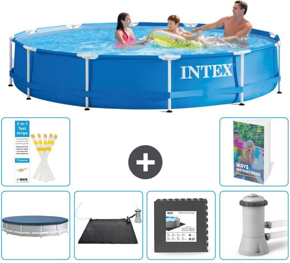 Intex Frame Pool Rund 366x76 cm 7-teilig S21