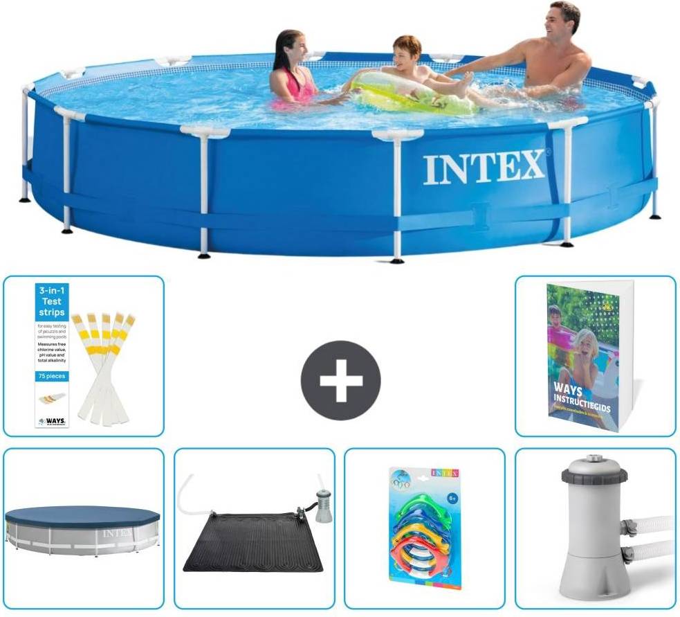 Intex Frame Pool Rund 366x76 cm 7-teilig S37