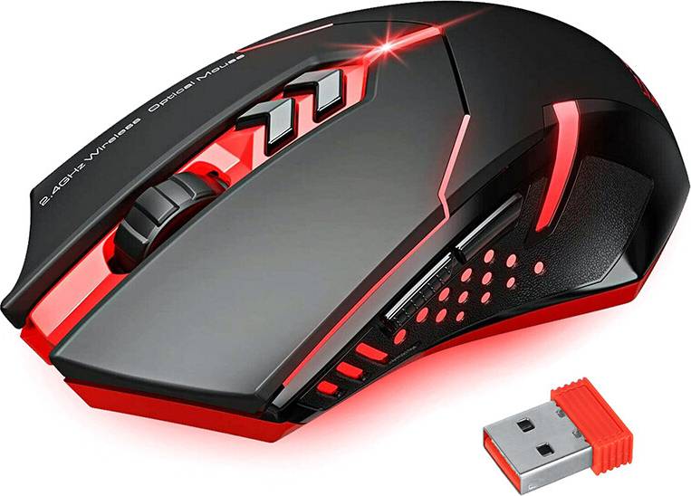 Rechargeable LED Wireless Gaming Mouse