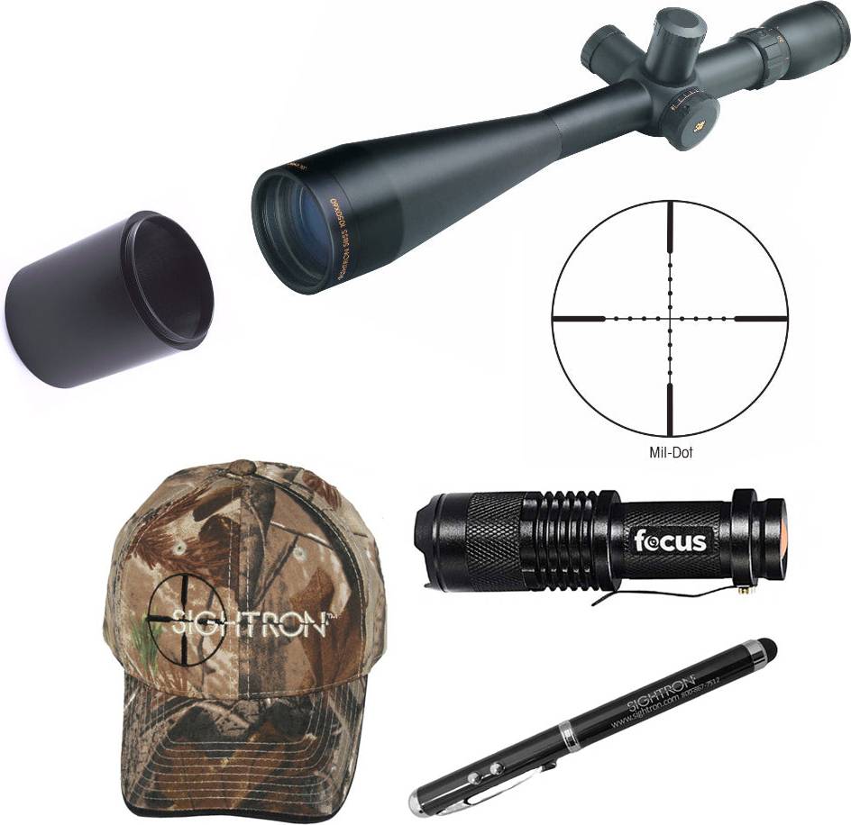 Sightron SIII SS 10-50x60mm Riflescope Kit