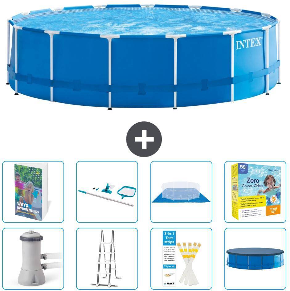 Intex Frame Pool Rund 457x122 cm 9-teilig S550