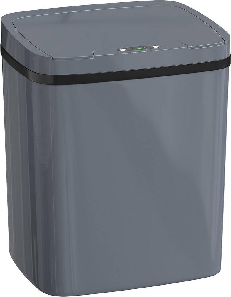 Homcom Sensor Mülleimer Grau