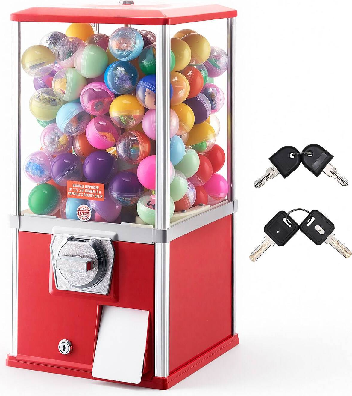 Vending machine VEVOR Gumball Machine 21 Inch Height Candy Vending Machine