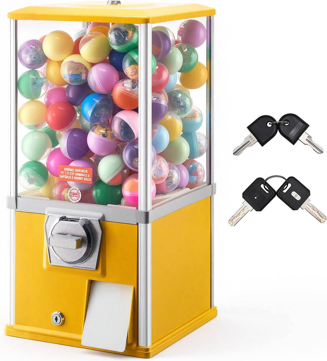Vending machine VEVOR Gumball Machine 21 Inch Height Candy Vending Machine