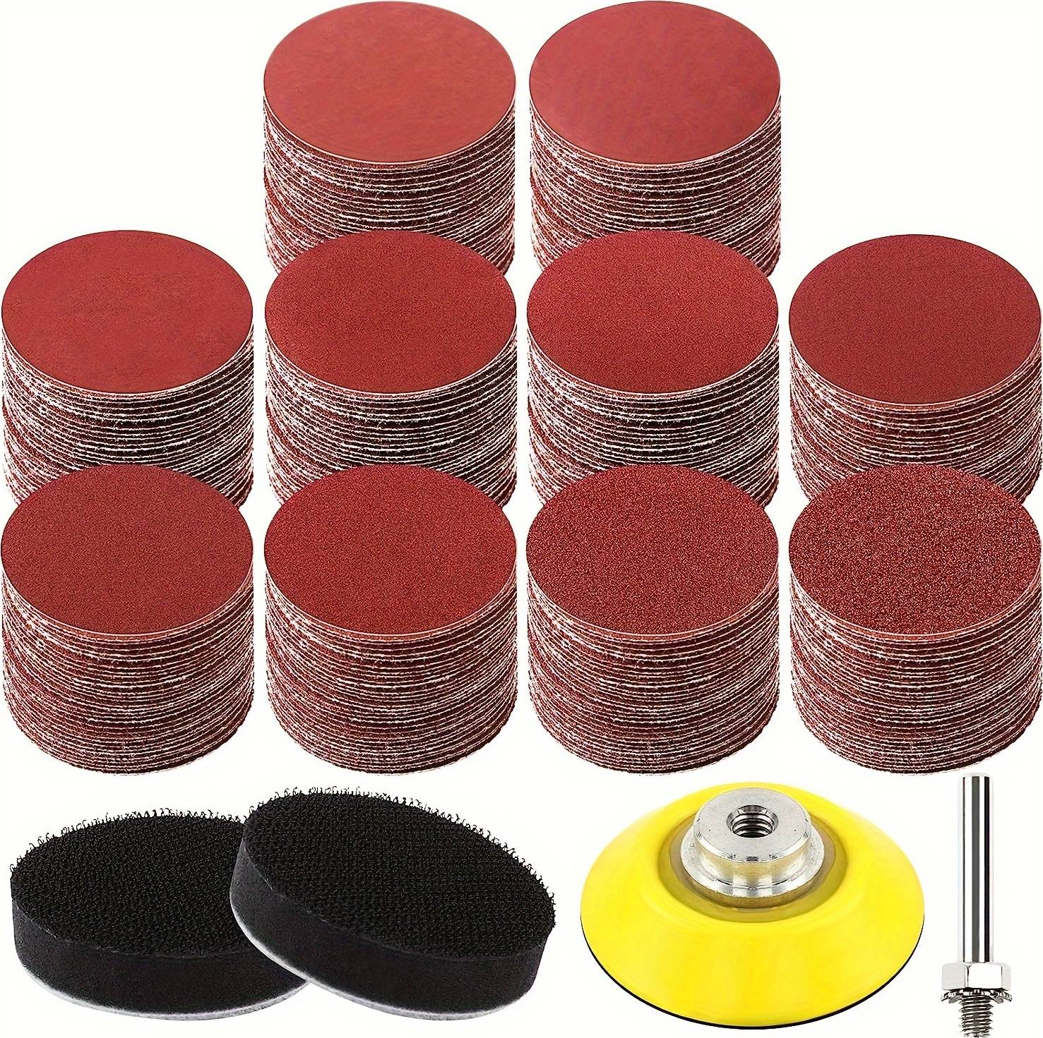 Temu 304pcs 2 Inch Sanding Disc Kit