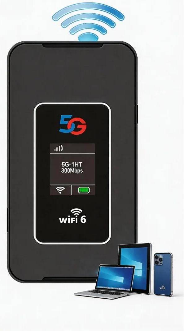 StarTech 5G Mobiler WLAN Router WiFi 6 8000 mAh