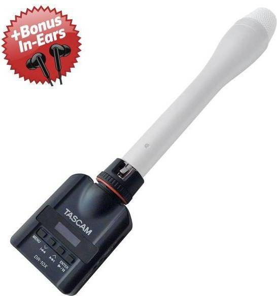 DR-10X Audio Recorder Bonus In-Ear Kopfhörer