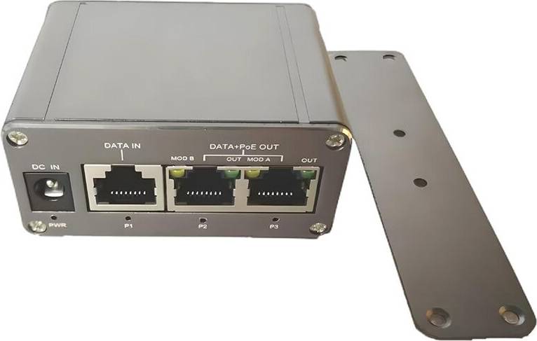 Poe 60w Typecat 3 Port Mini Gigabit Poe Injector