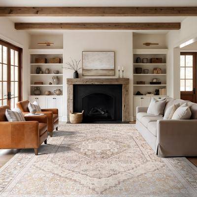 World Rug Gallery Medallion Flat Pile
