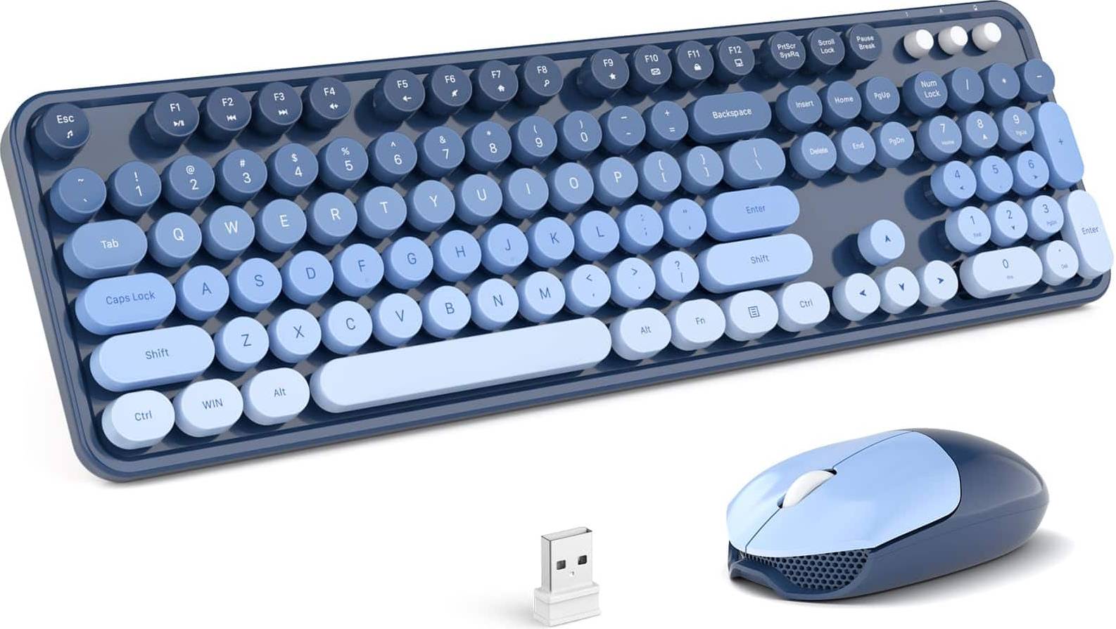 Keyboard and mouse Wireless Keyboard Mouse Combo 2.4GHz